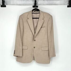 Patrick James Tan Melange Bamboo Sport Coat - 42R  (Luxury - Old Money - Preppy)